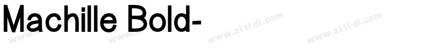 Machille Bold字体转换